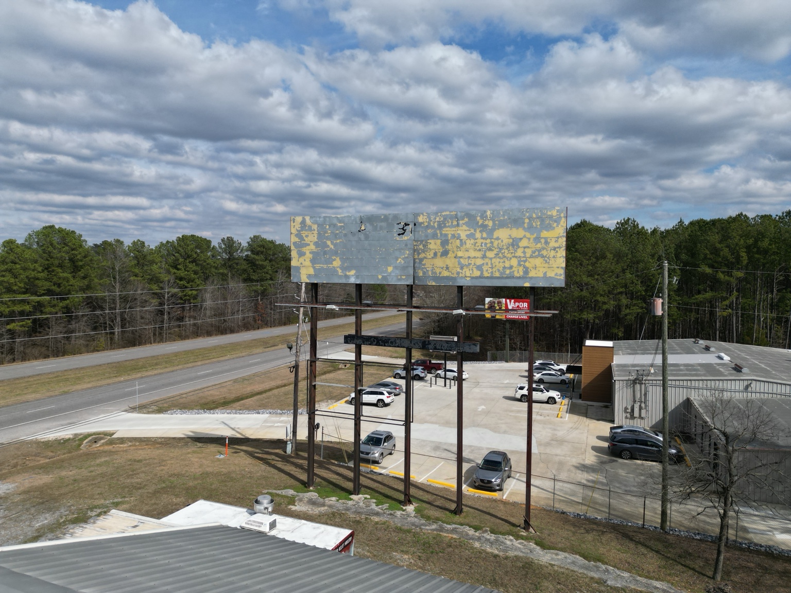 Billboard and Highway 280 frontage.